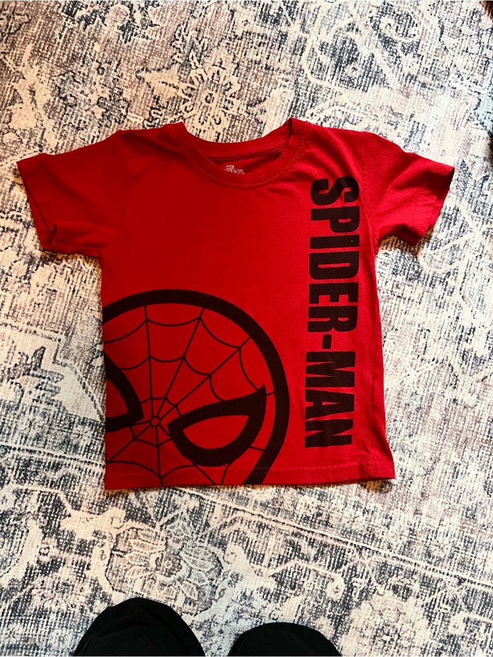 Marvel Spider-Man Red Tee with Black Logo